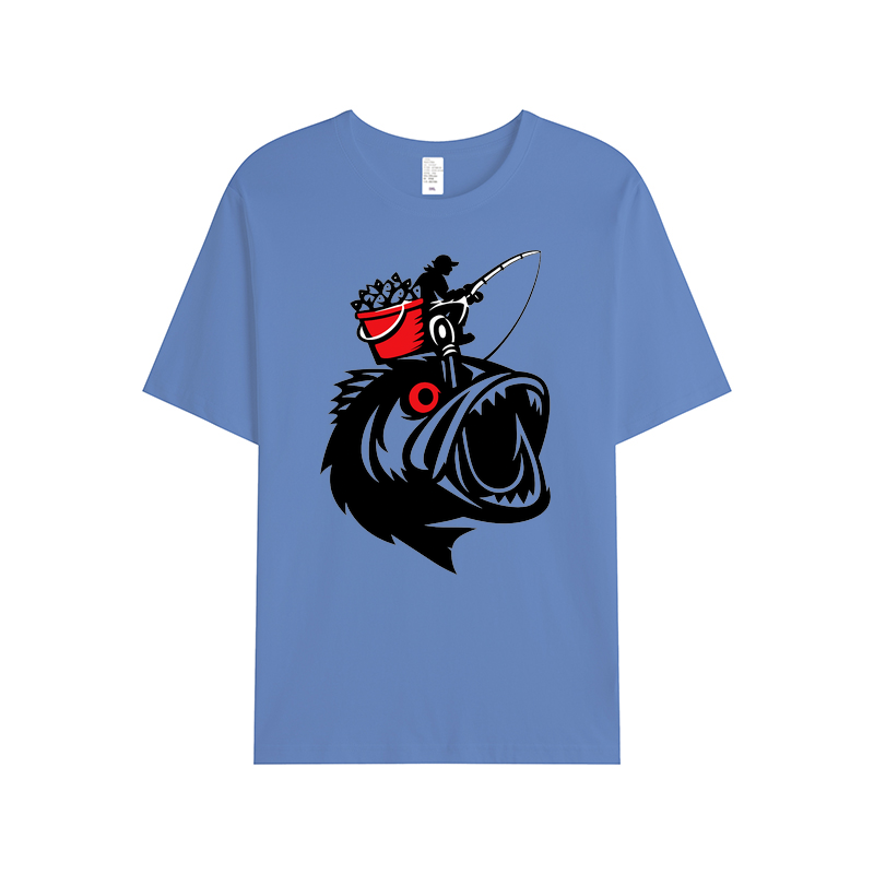 T-Shirt Angelglück am Wasser