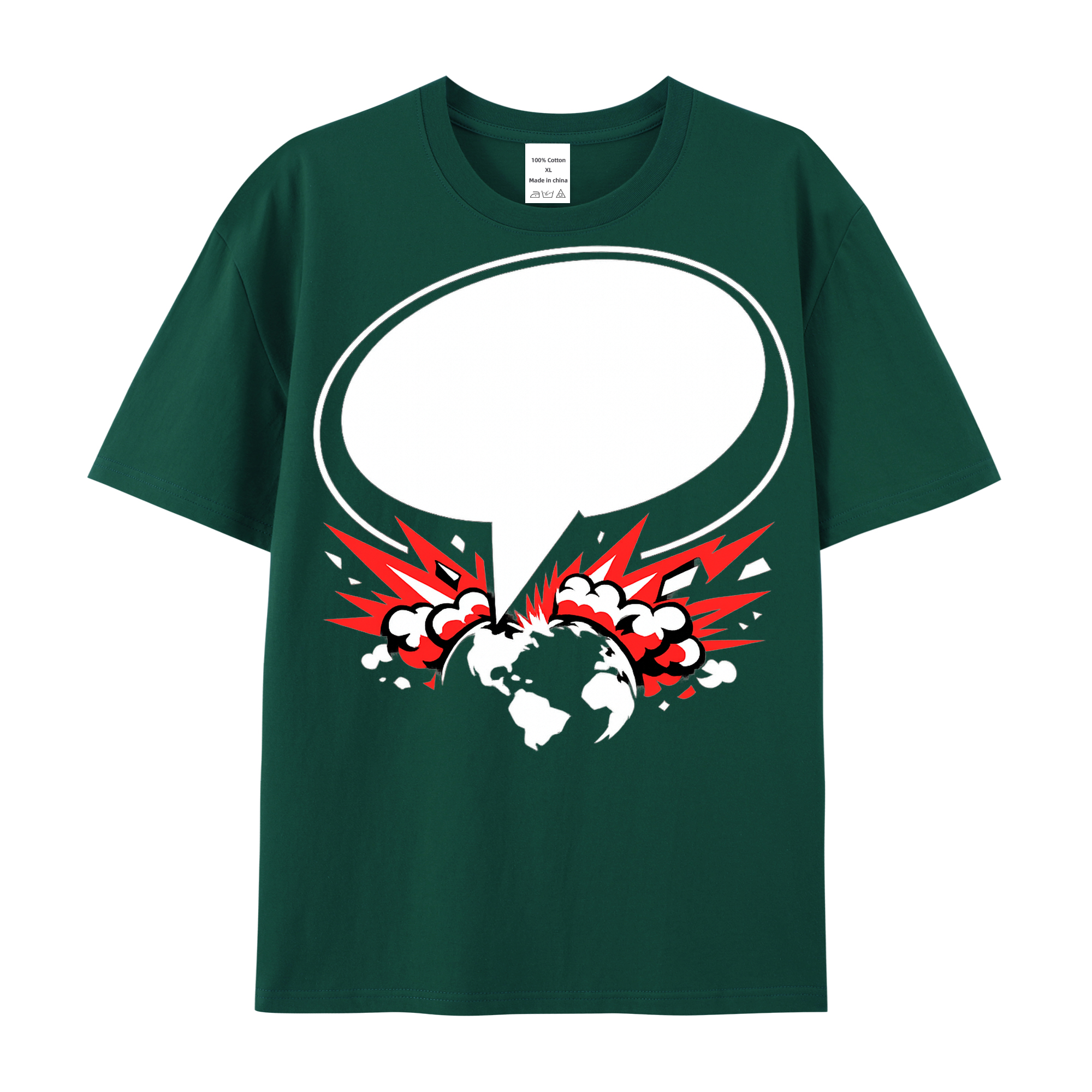 T-shirt Rebellenball im Raster Statement