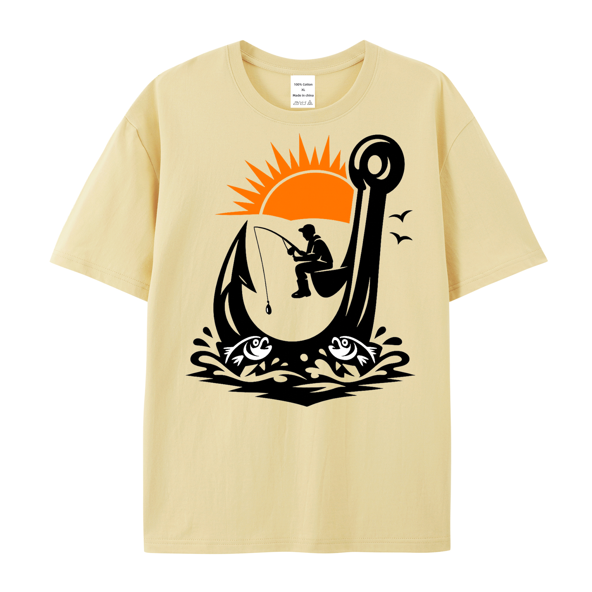 t-shirt Fischfang Flow