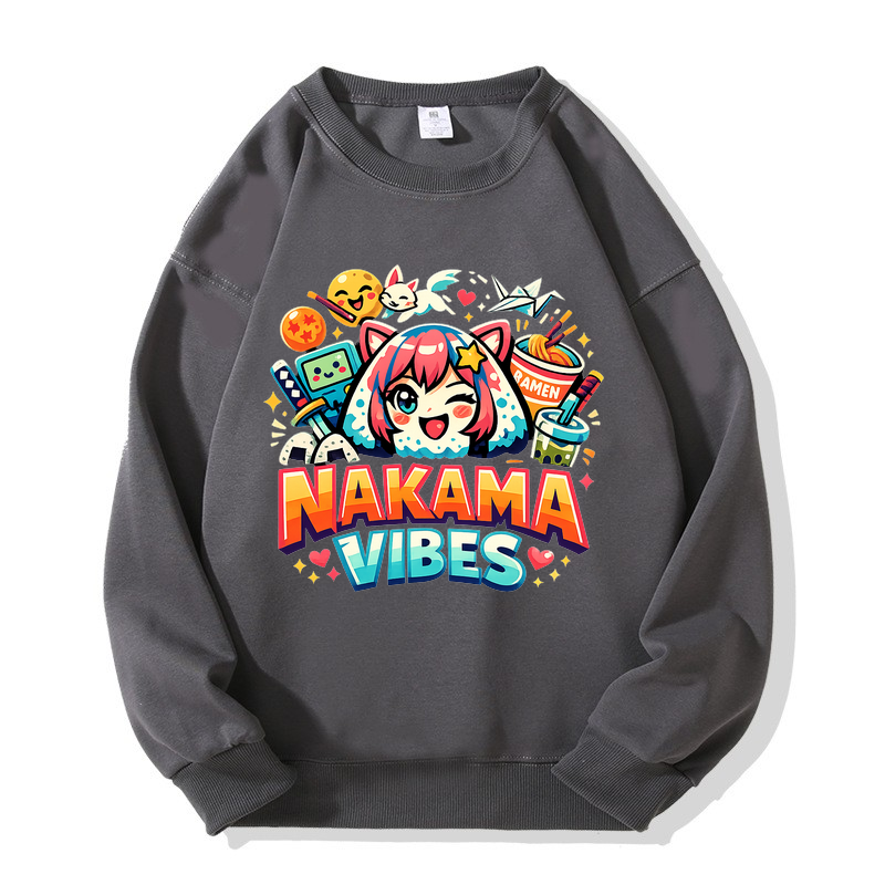 Sweatshirt Nakama Vibes – Anime Freundschafts-Style