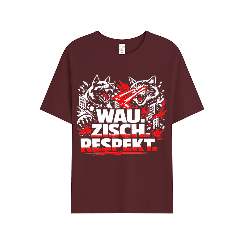 T-Shirt Wau Zisch Respekt Haustier Style