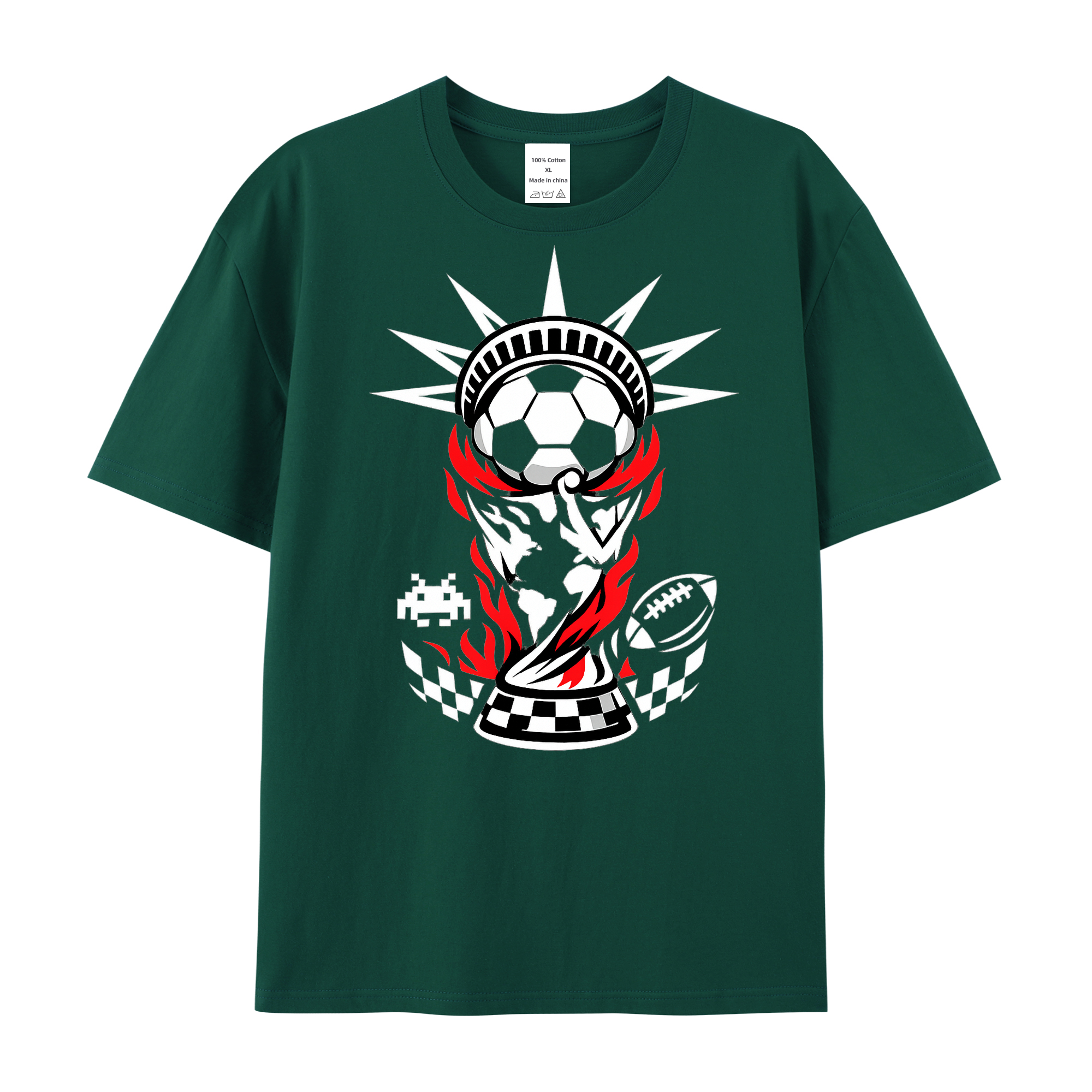 T-shirt Fusion der Champions im Sturm der Sterne
