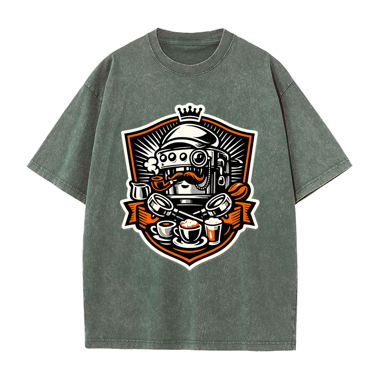 T-shirt Espresso Heraldik Wappen