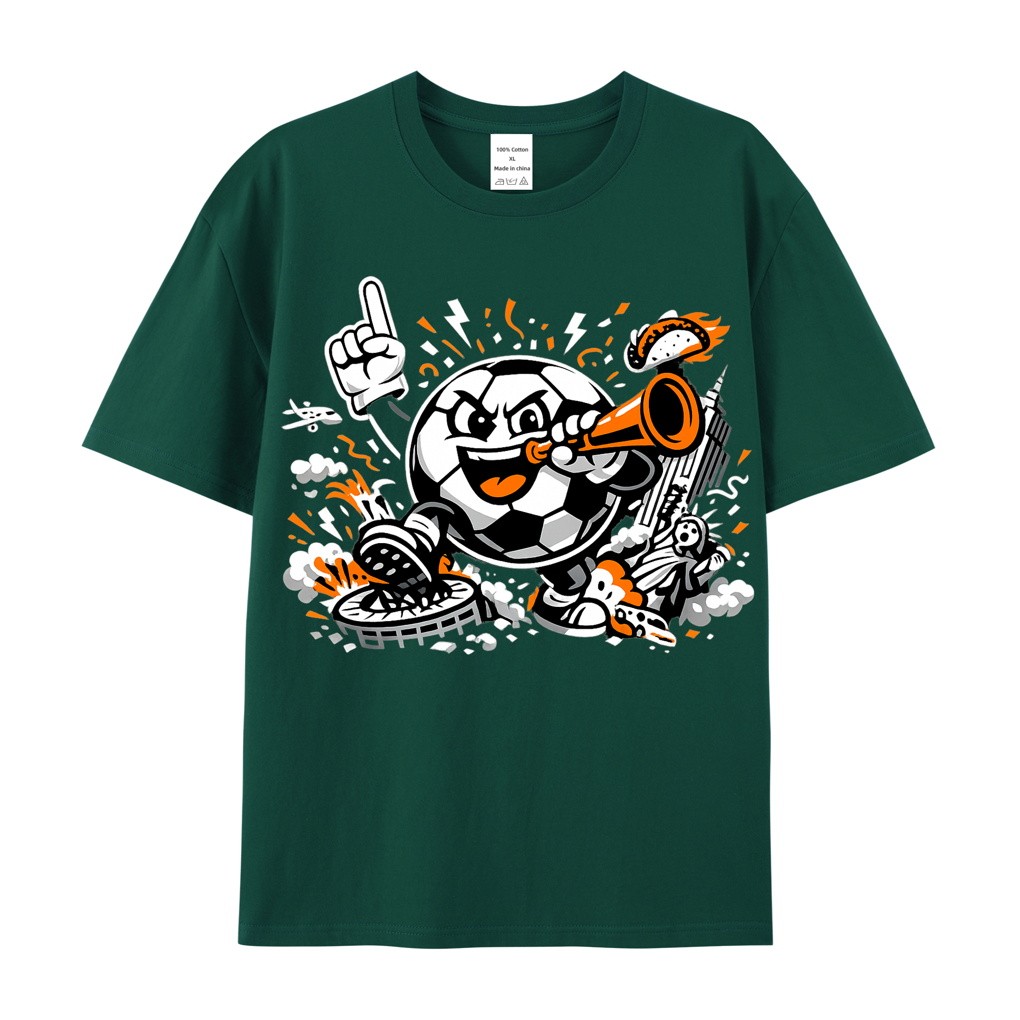 T-shirt Konfettiwirbel Chaos Energie