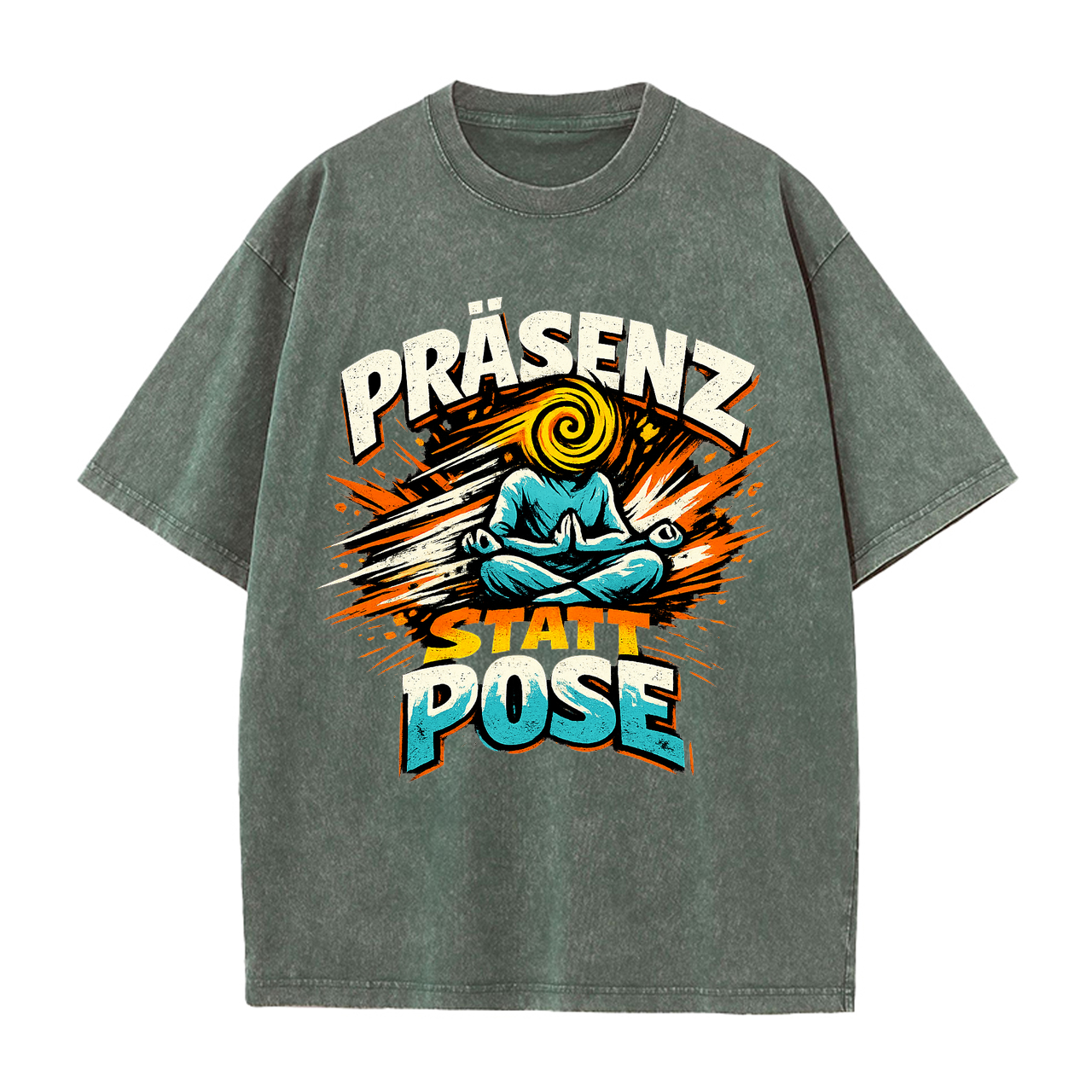 T-Shirt Präsenz statt Pose – Yoga Inspiration für innere Ruh