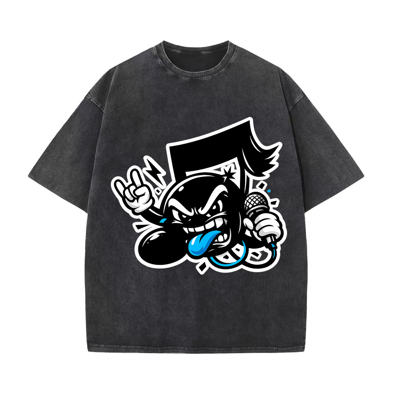 T-shirt Unisexe 230g Icône du Son de Suie