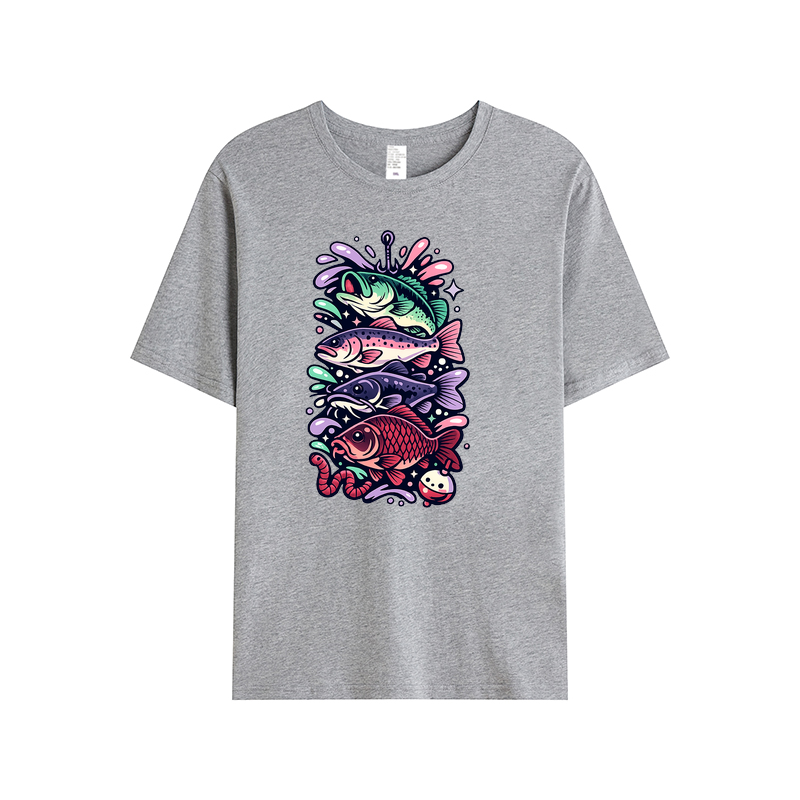 T-Shirt Anglerherz im Wellenrausch