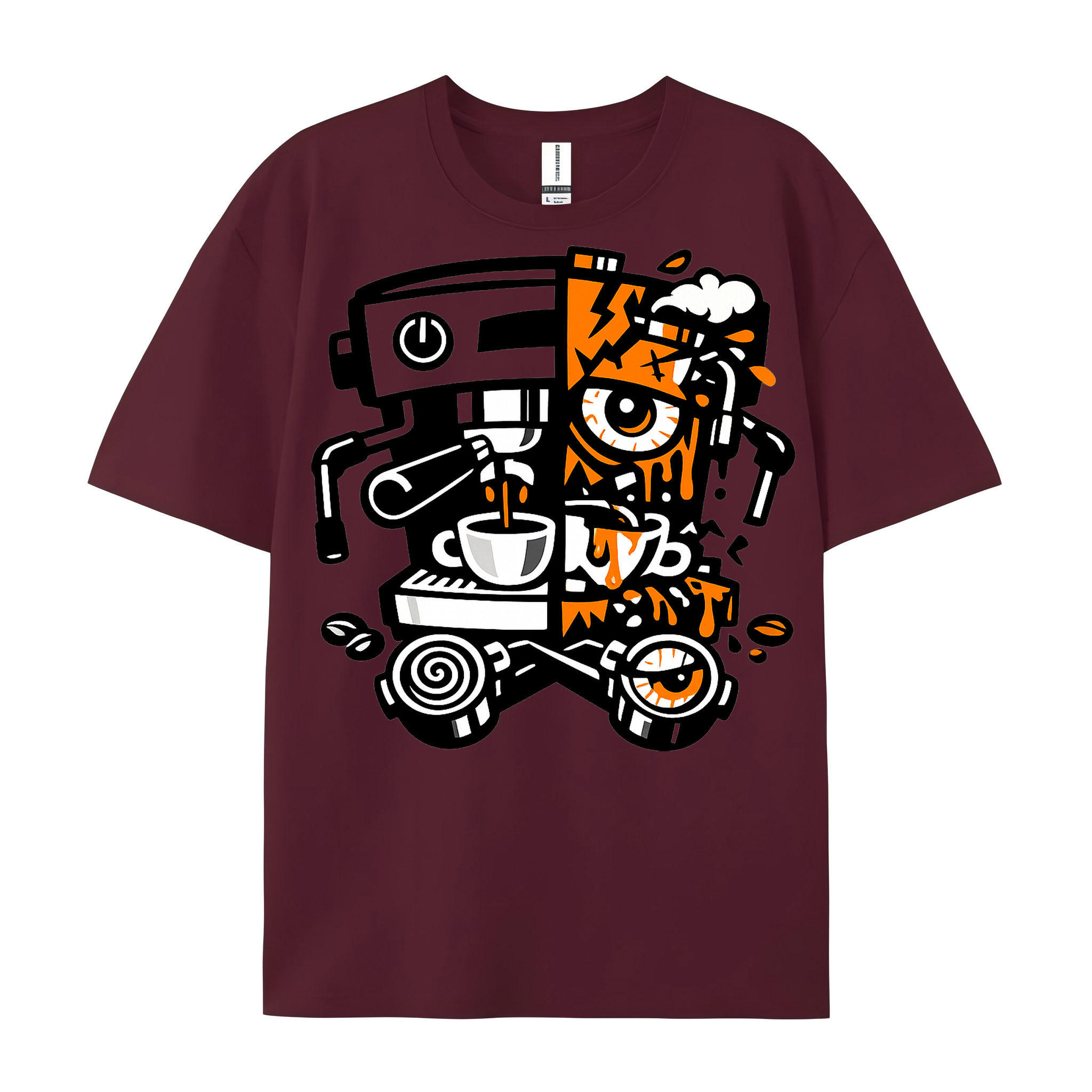 T-shirt Espresso Overthinker – Kaffeeliebe trifft Gedankenka