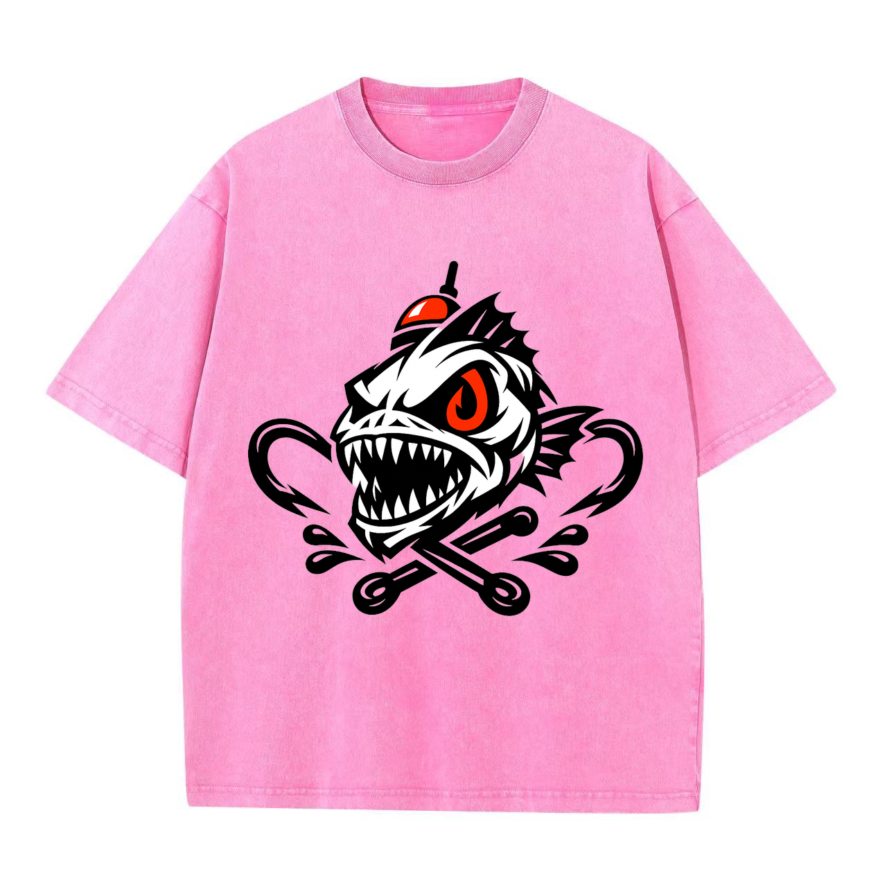 T-Shirt Angelglück am Wasser