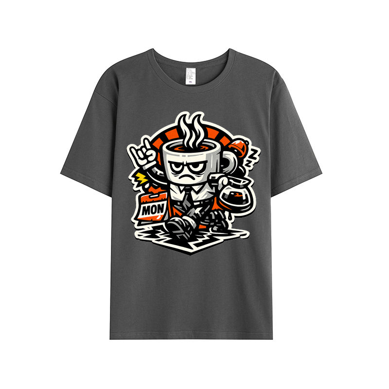 T-shirt Kaffeepanzer Montag: Start frei für den Büro-Alltag