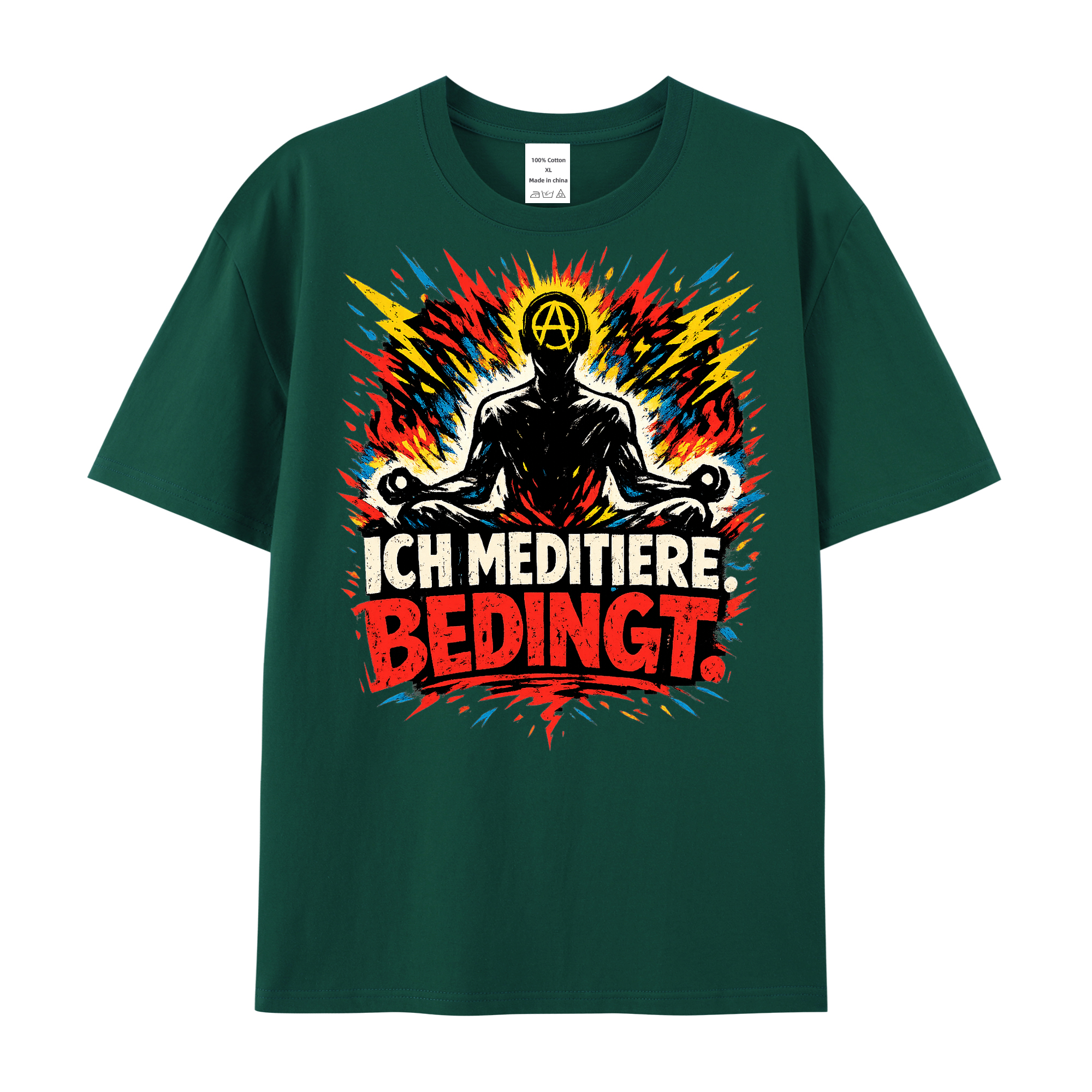 T-Shirt Zen Humor Ich meditiere Bedingt