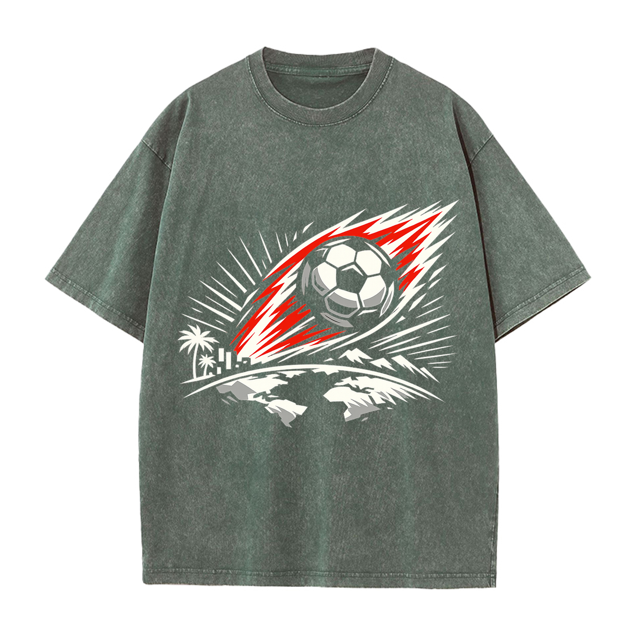 T-shirt Leuchtende Typowellen Fanidentität