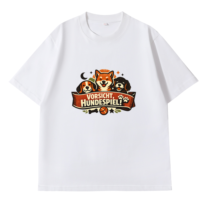 T-Shirt Hundeglück im Spiel