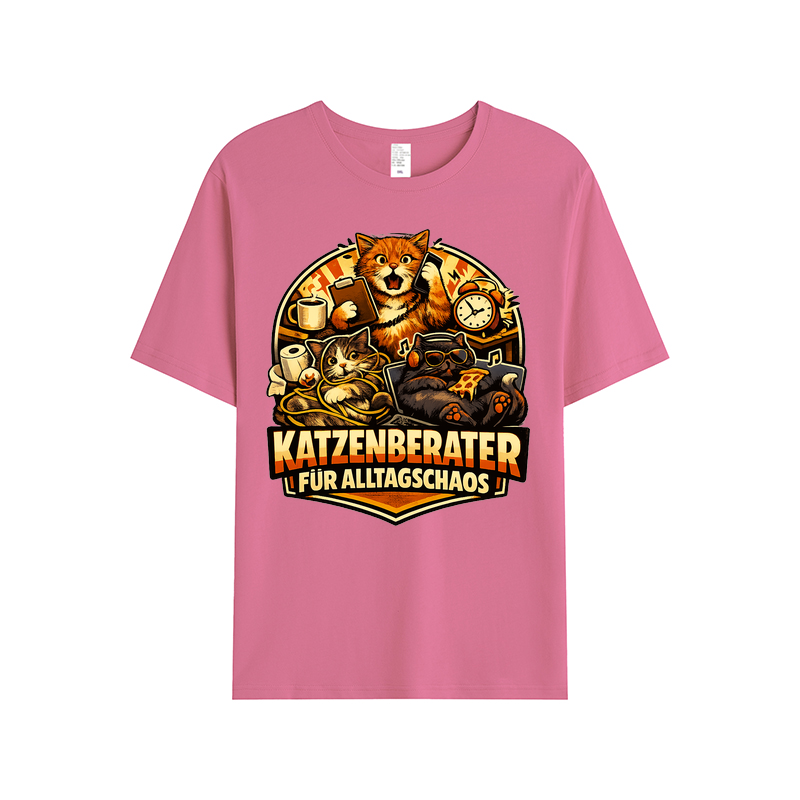 „Katzenberater für Alltagschaos“ t-shirt