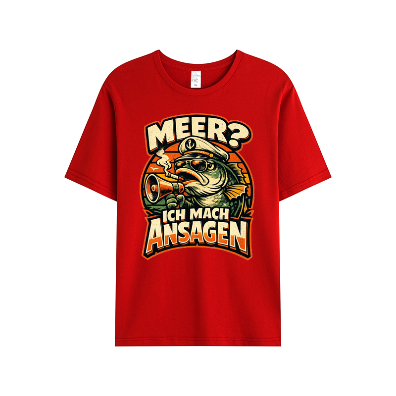 T-Shirt Meer Ansagen Angler Edition