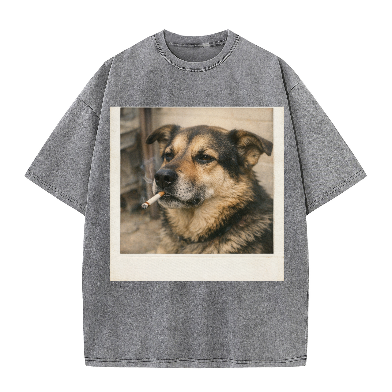 T-shirt Vintage Dog Polaroids Retro Canine Film