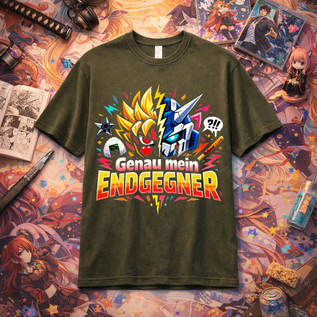 t-shirt Genau mein Endgegner Anime Edition