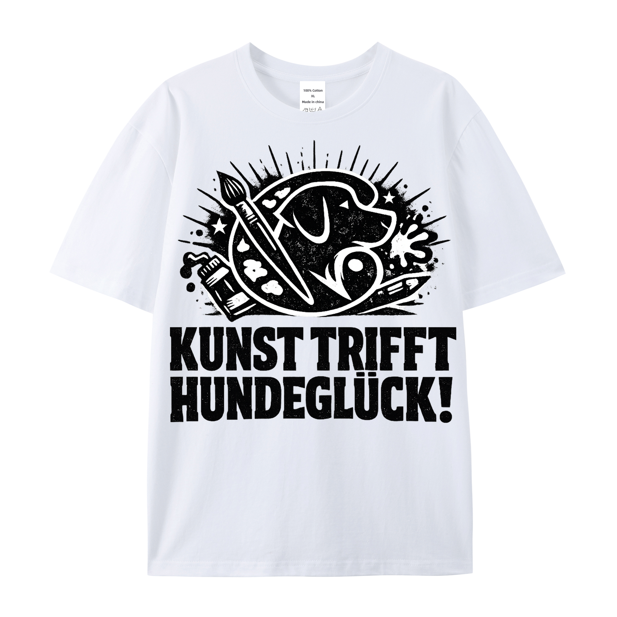 T-Shirt Kunstpfote Hundeglück