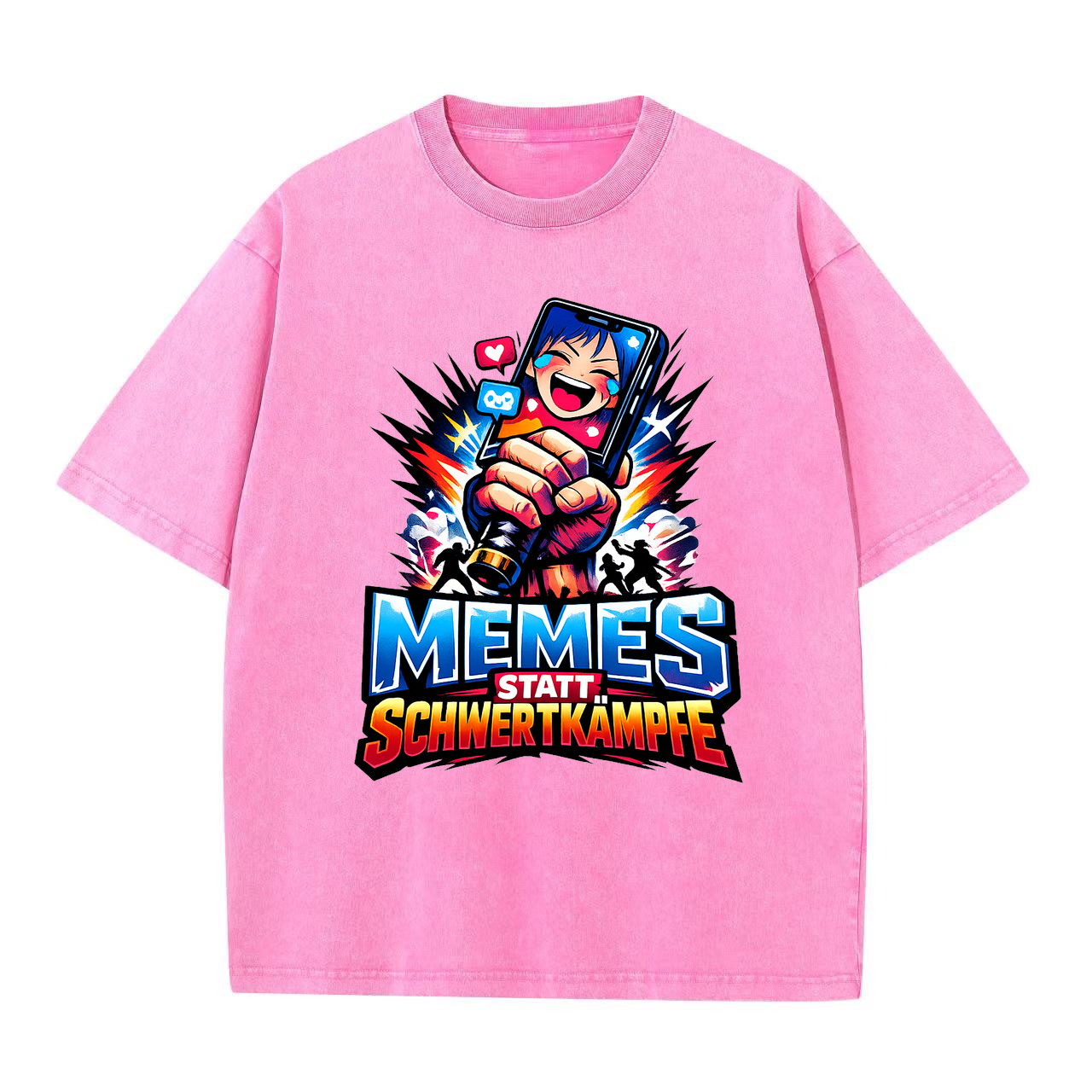 T-Shirt MemeKampf statt Schwertzauber