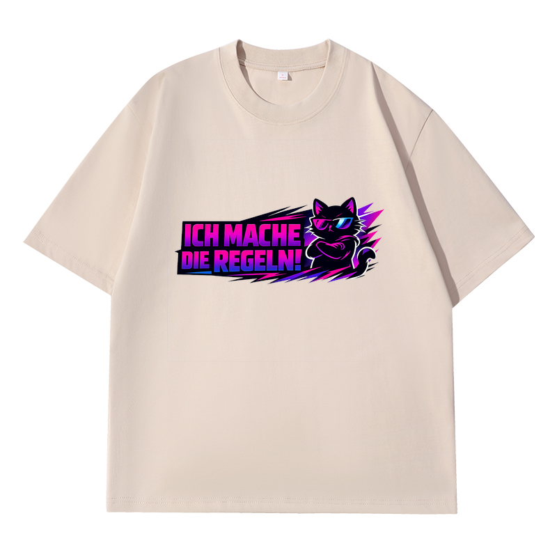 T-Shirt Katzenchef Ich mache die Regeln!
