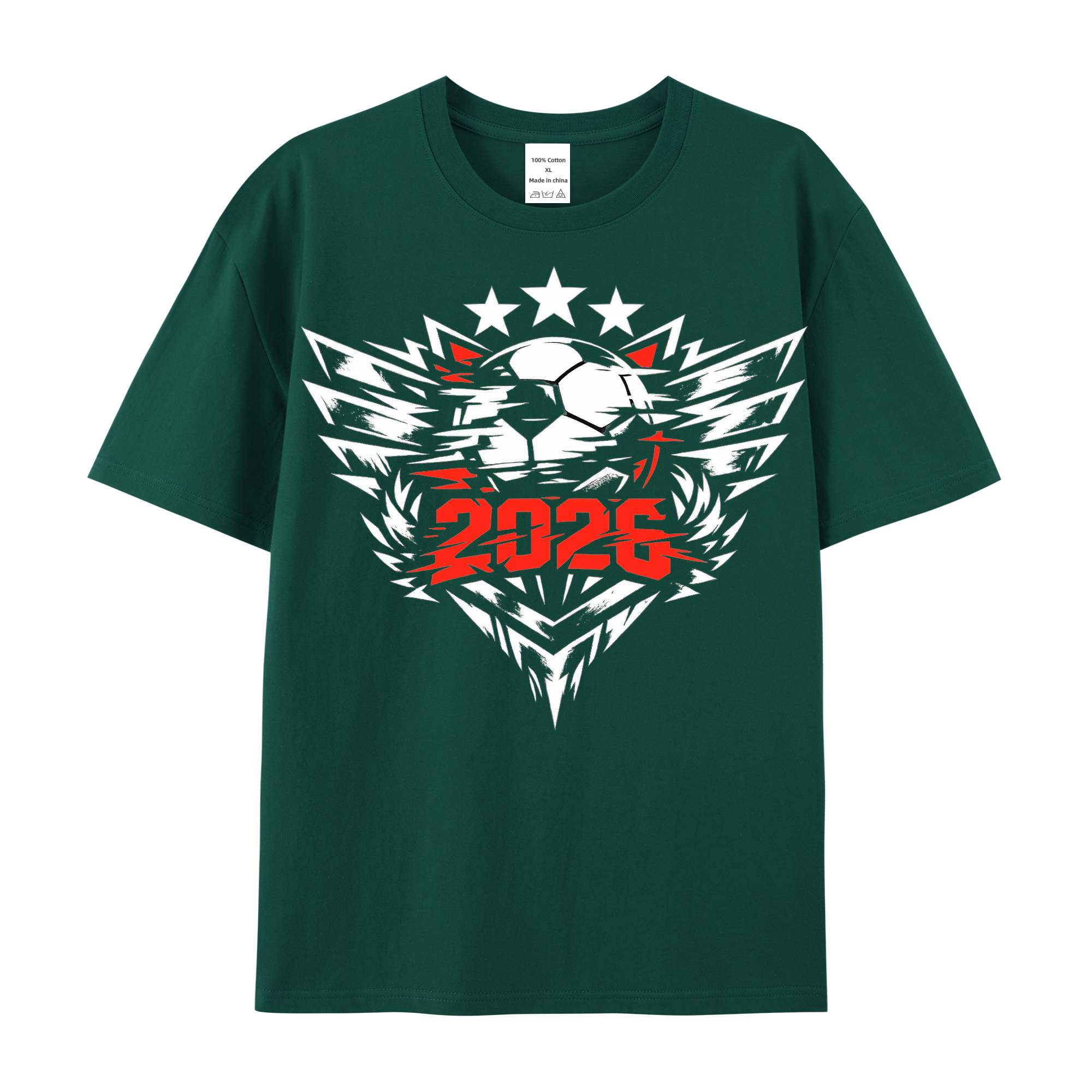 T-shirt Stahlkamm Emblem WM 2026 Angriffssiegel