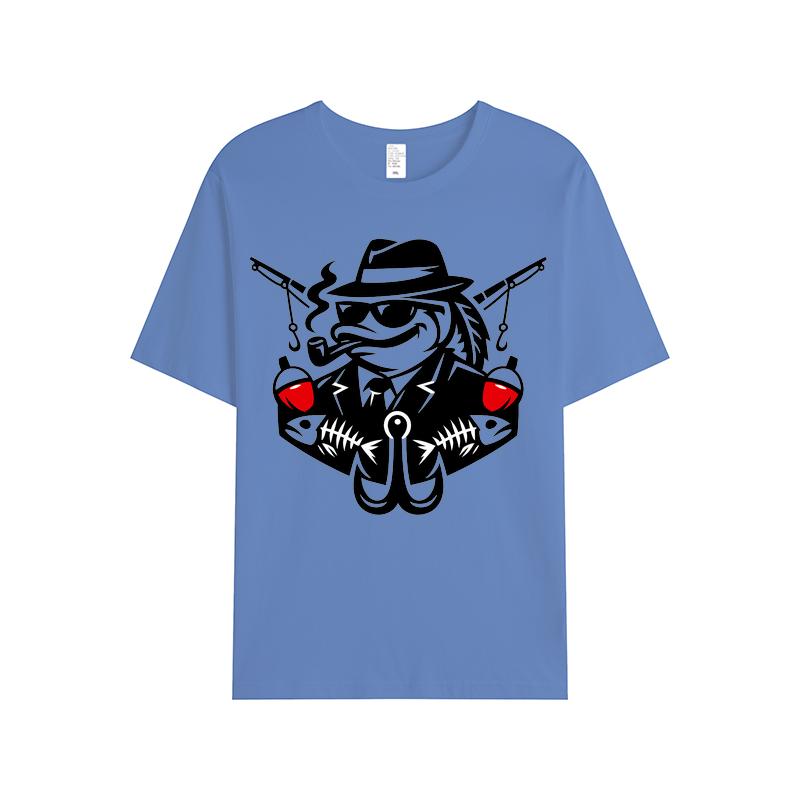 T-Shirt Angelglück am Wasser