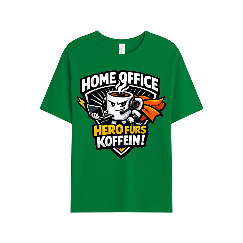 T-shirt Kaffeekrieger-Emblem Premium Design