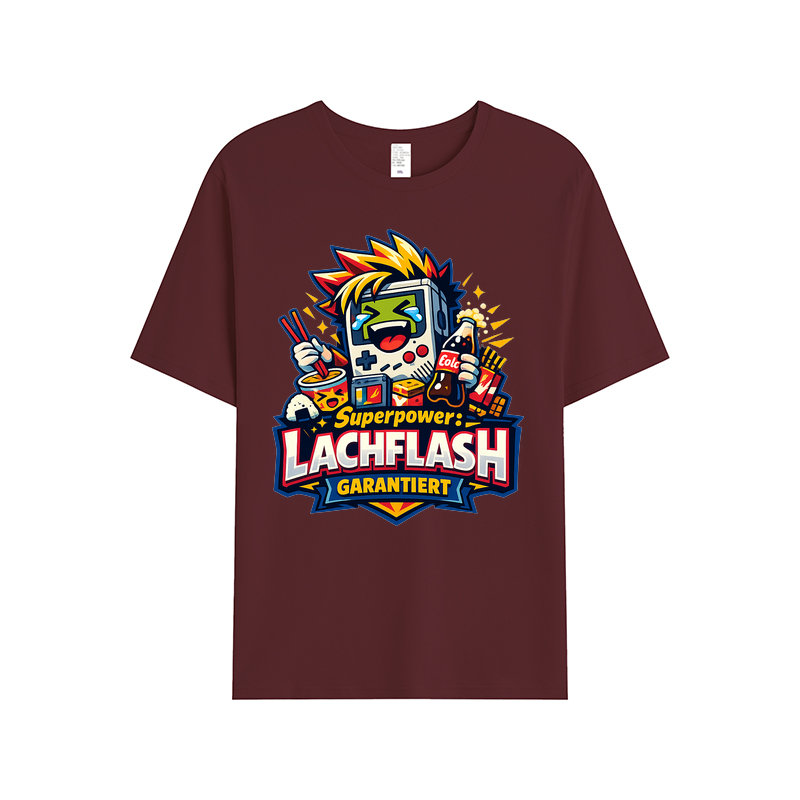 T-Shirt Lachflash Superpower Anime Edition
