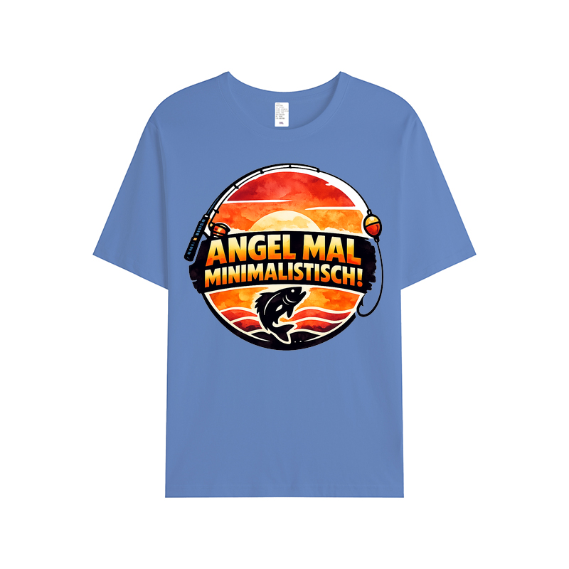 T-Shirt Minimalistisch Angeln