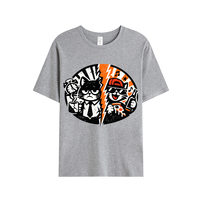 T-Shirt Katzenkönig Flair