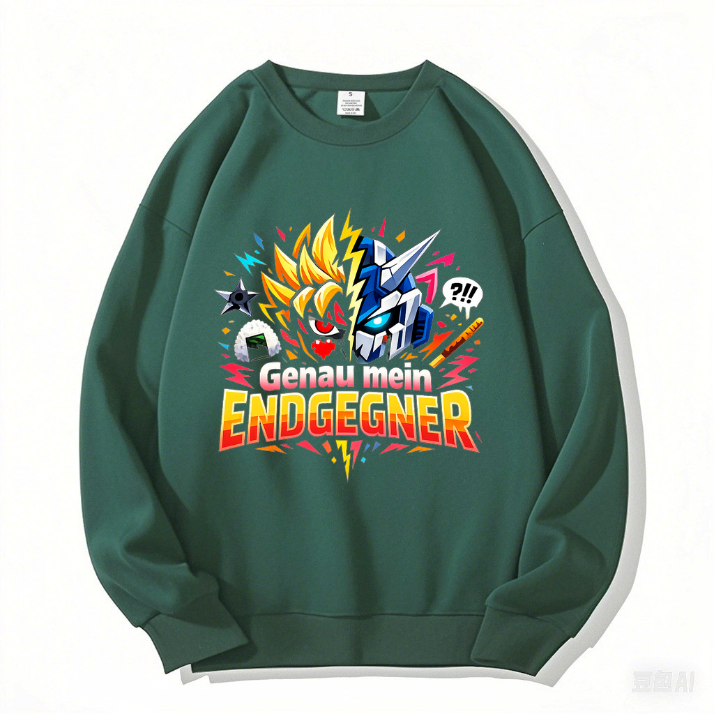 Sweatshirt Genau Mein Endgegner Anime Clash
