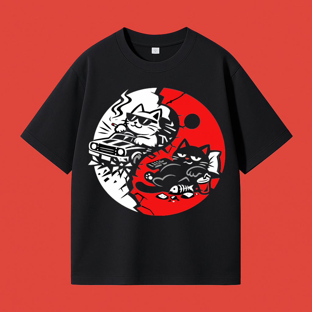 T-Shirt Katzenzauber Style