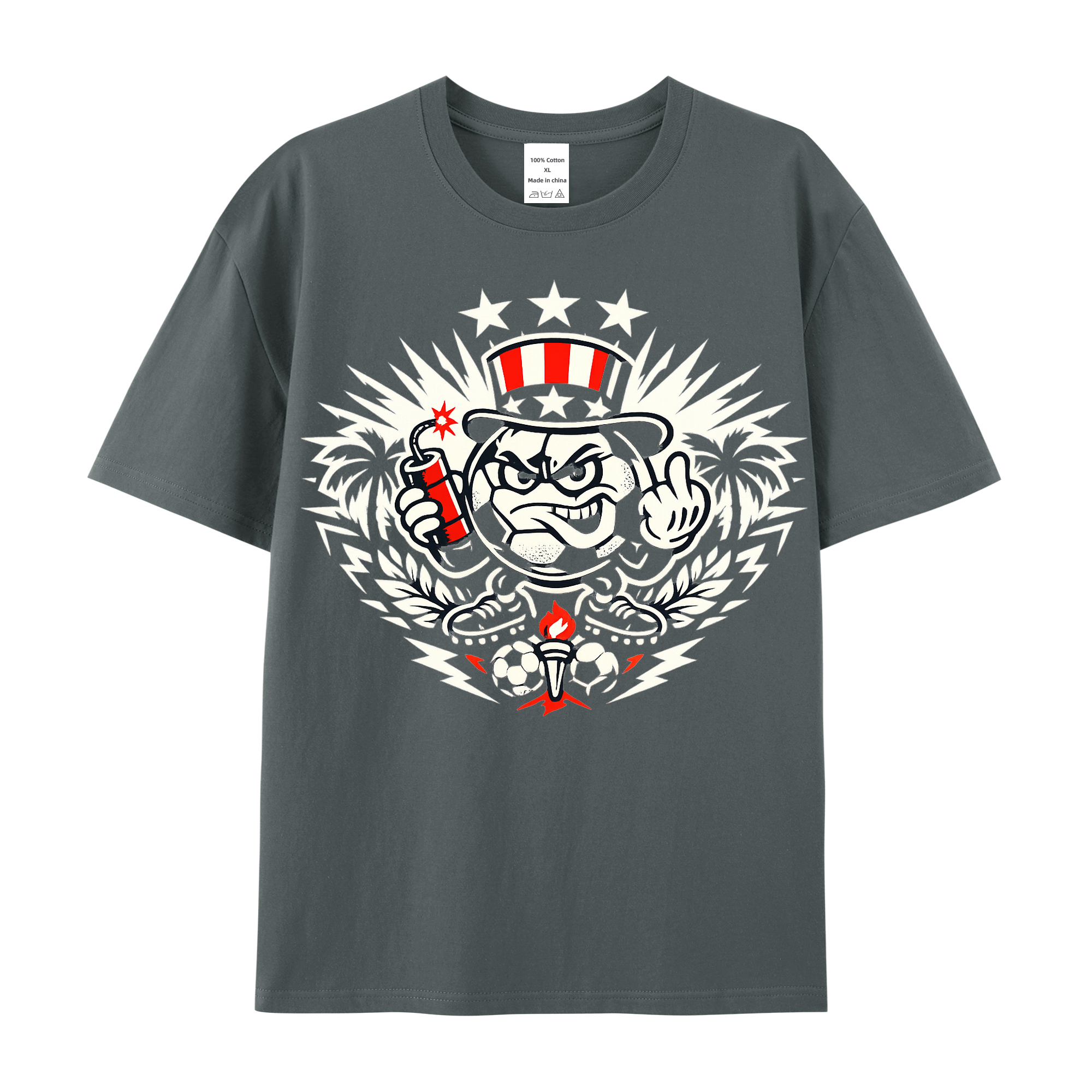 T-shirt Rasender Papierlöwe WM 2026 Vintage Parodie