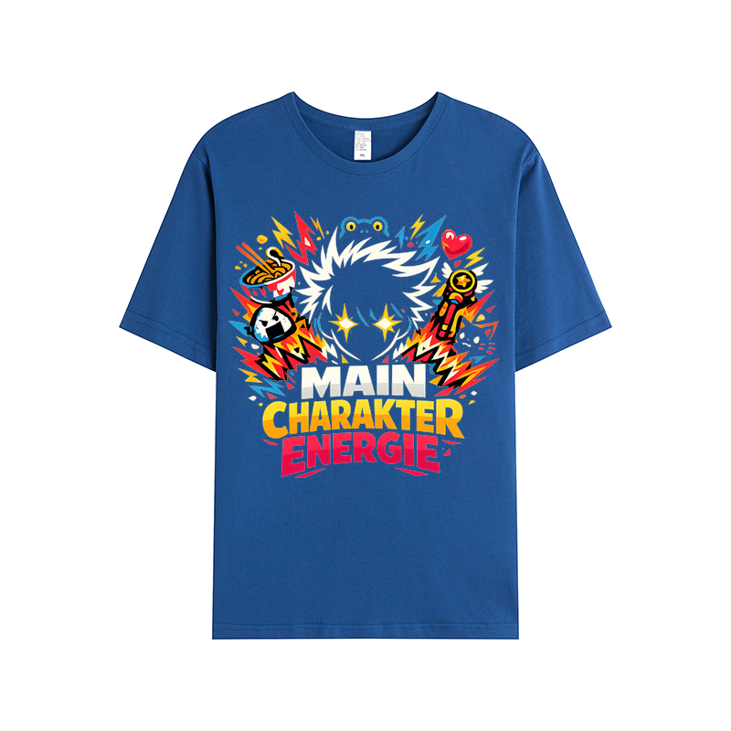 T-Shirt Main Charakter Energie Anime Vibes
