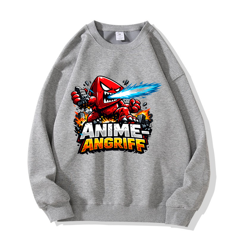 Sweatshirt Anime-Angriff: Power & Style für echte Fans