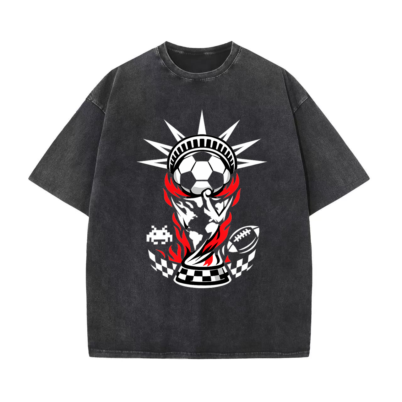 T-shirt Champions Fusion WM 2026 abstrakt