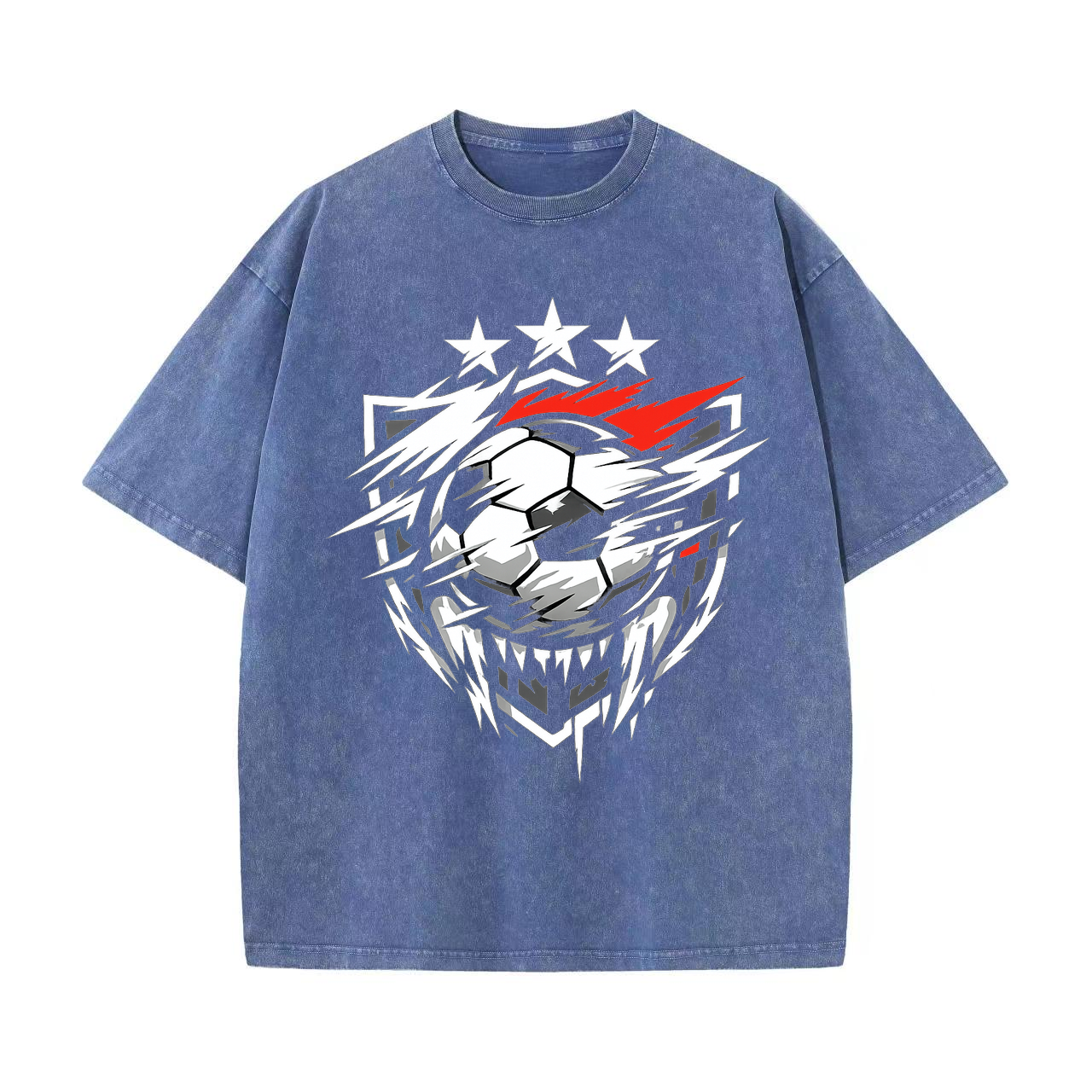 T-shirt Rabauken-Wappen im Flammenblick