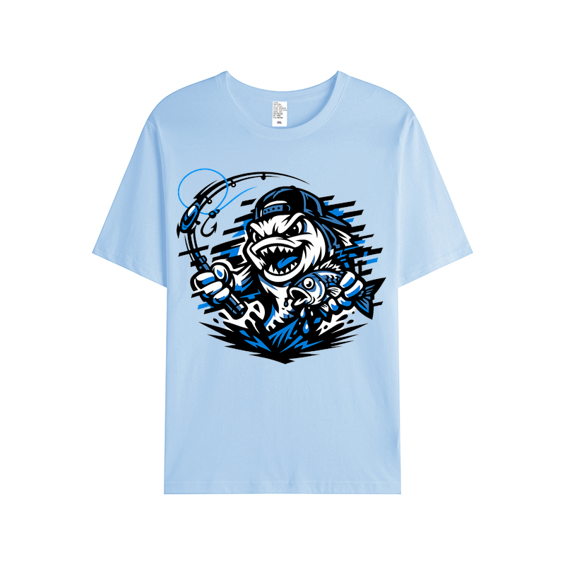 T-Shirt Angelglück am Wasser