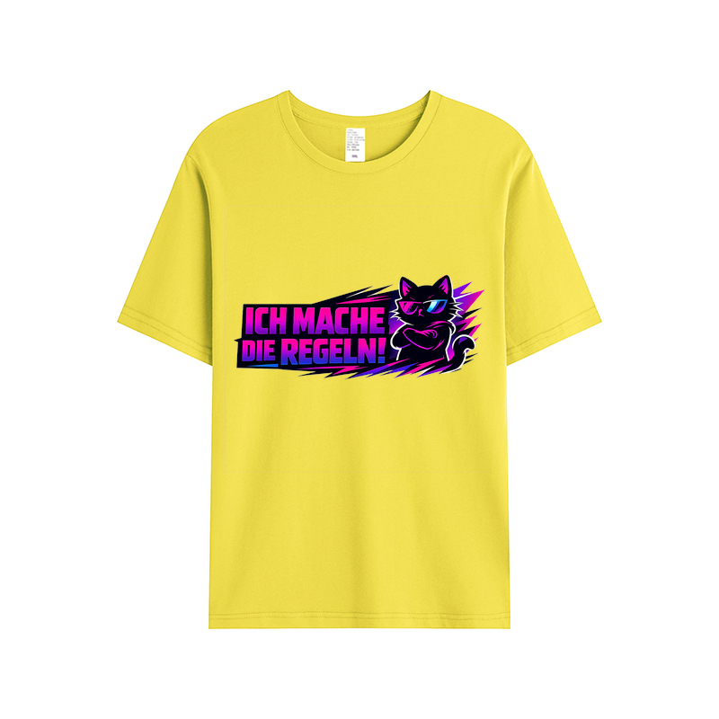 T-Shirt Katzenkönig: Ich mache die Regeln!