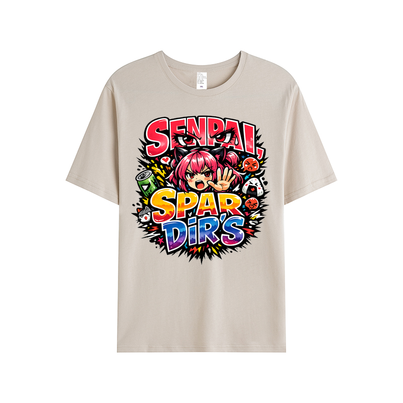 T-Shirt Senpai Spar Dir's Anime Vibe