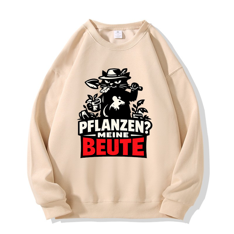 Sweatshirt Katzenbeute Pflanzenjäger
