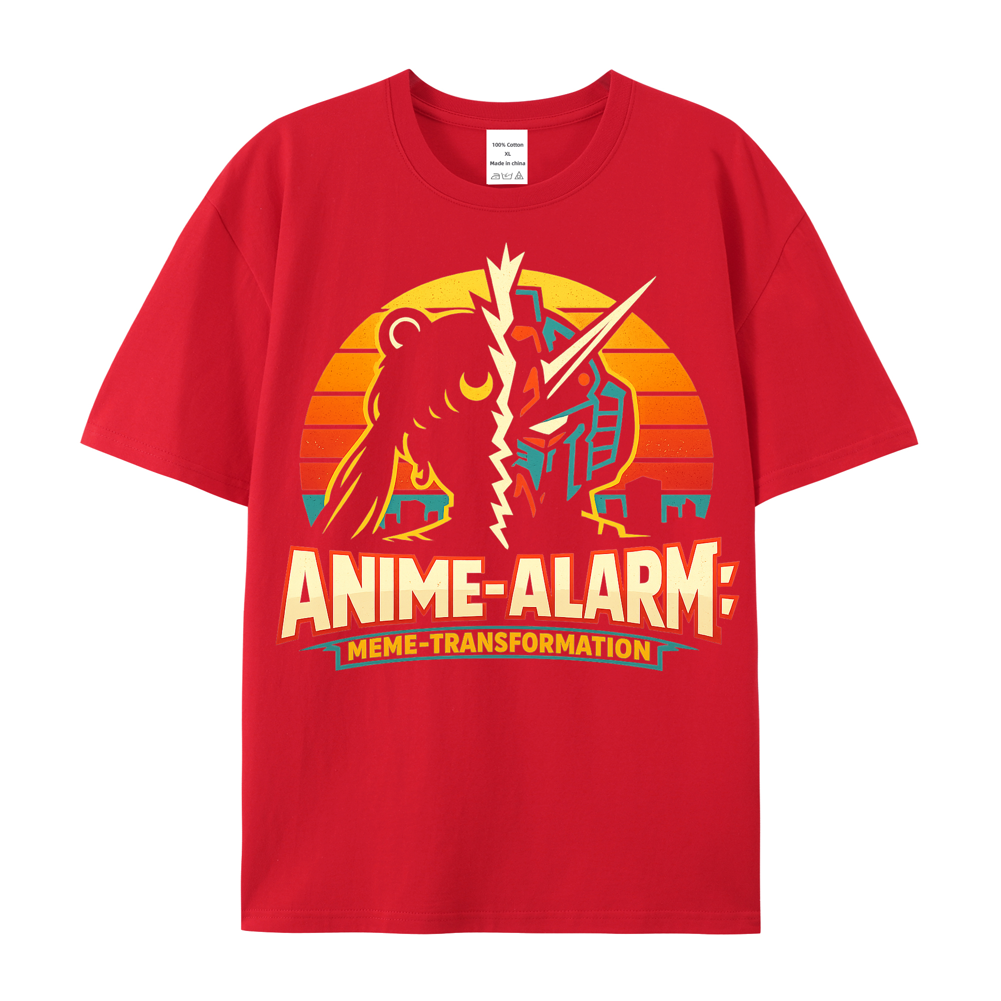T-Shirt Anime-Alarm: Meme-Transformation