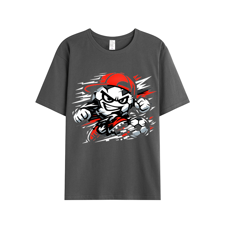 T-shirt Unaufhaltsamer Spielgeist Vektor-Maskottchen