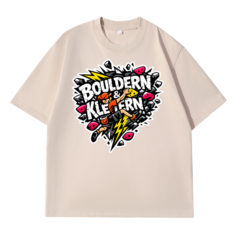 T-shirt - 100% gekämmte Baumwolle - Unisex / 300g Velcro Tor