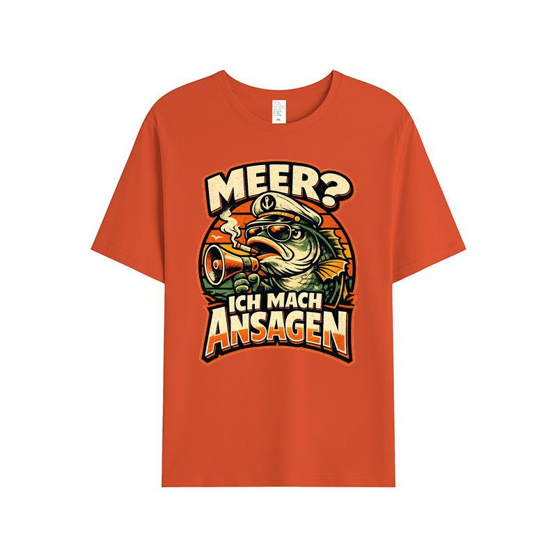 T-Shirt Meer Ansagen Angler Edition