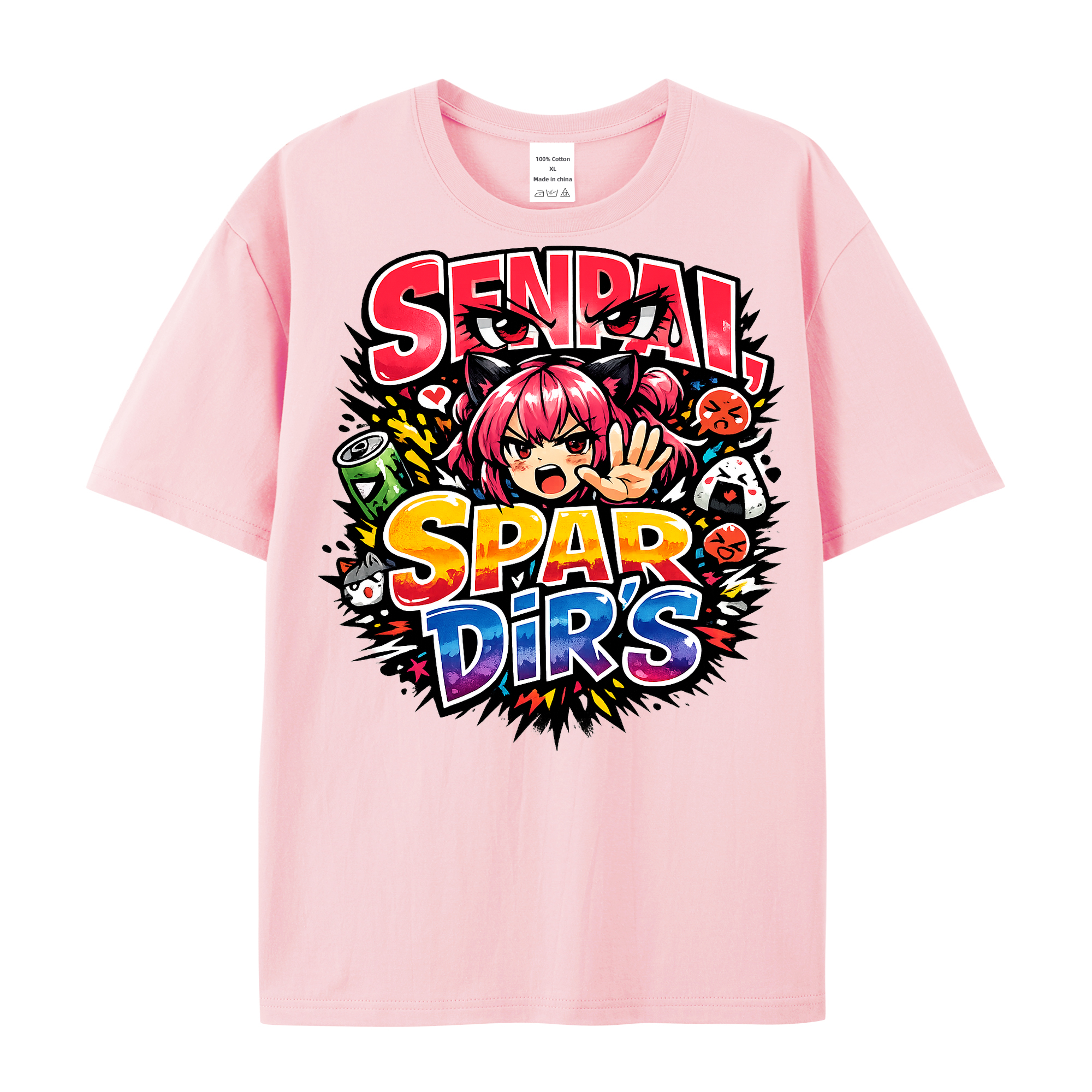 T-Shirt Senpai Spar Dir's Anime Vibes