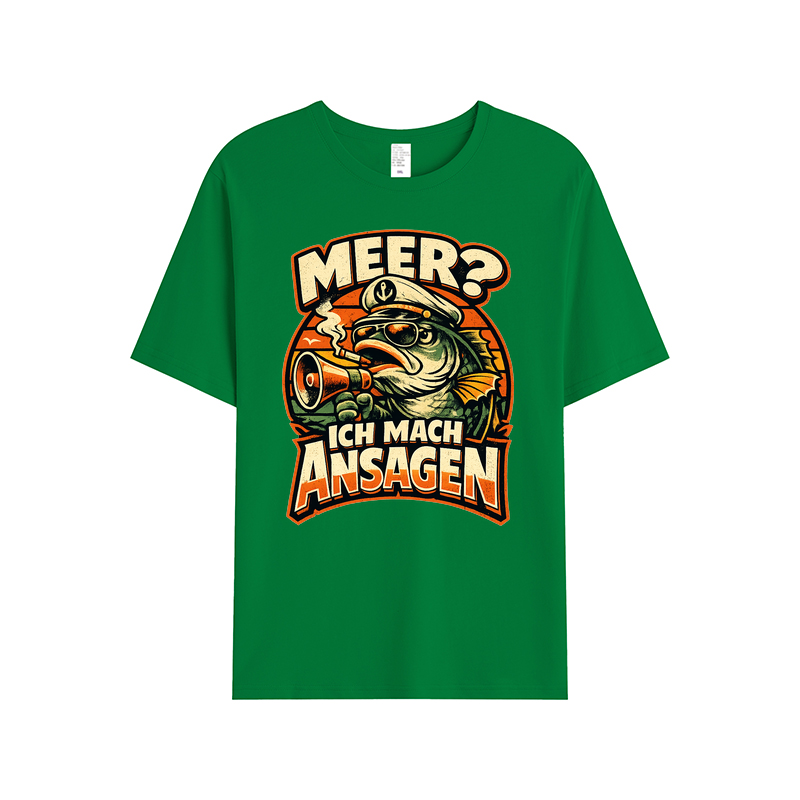 T-Shirt Meer Ansagen Angler Edition