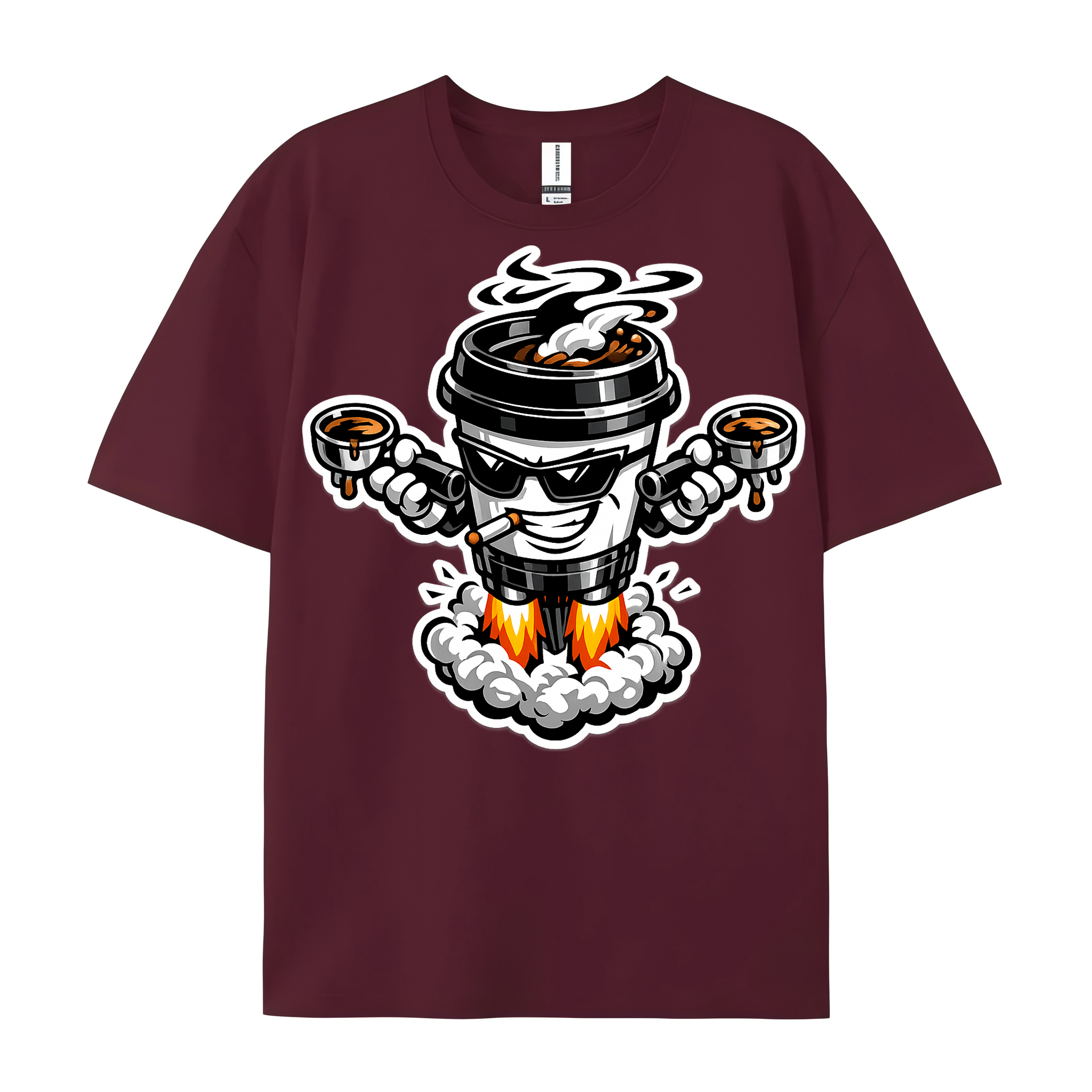 T-shirt Velvet Steam Clash Kaffeegenuss