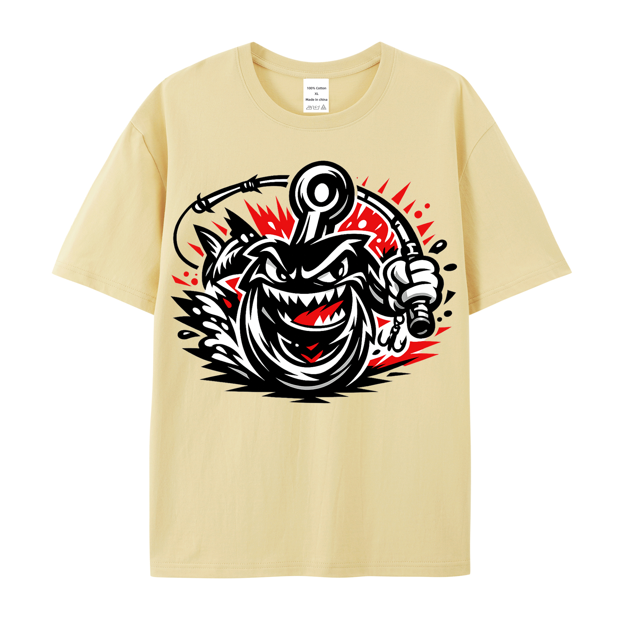 T-Shirt Angelglück am Wasser