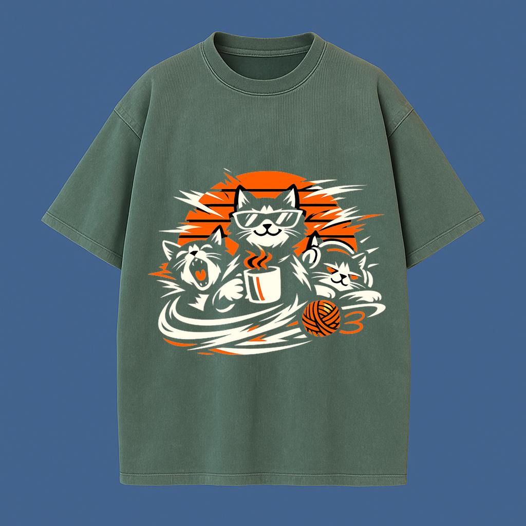 T-Shirt Katzenliebe Pur
